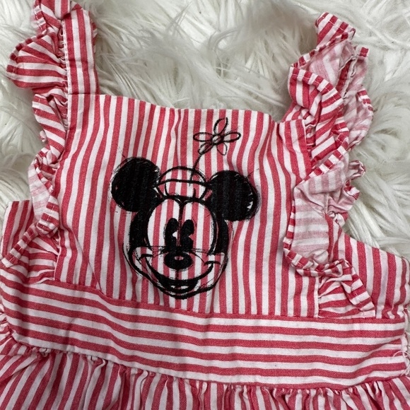 Pippa & Julie Minnie Mouse striped romper size 12 months // 2807 - Picture 2 of 3